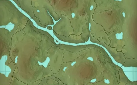 Cuatro Colinas map
