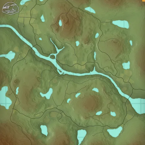 Cuatro-Colinas-Jagdrevier map