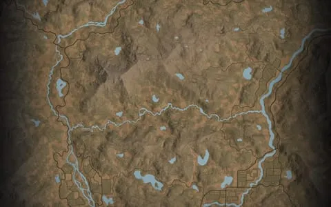 New England Mountains map
