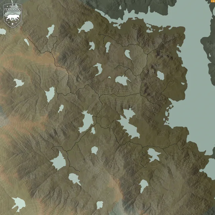 Parque Fernando — Mapa de la Reserva