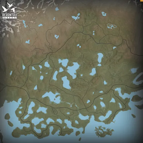 Revontuli-Küste map